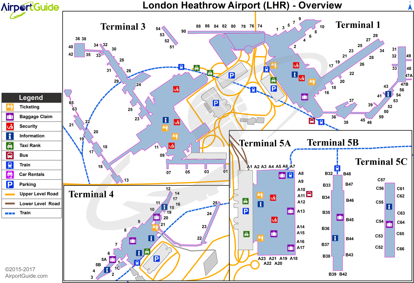 london heathrow map